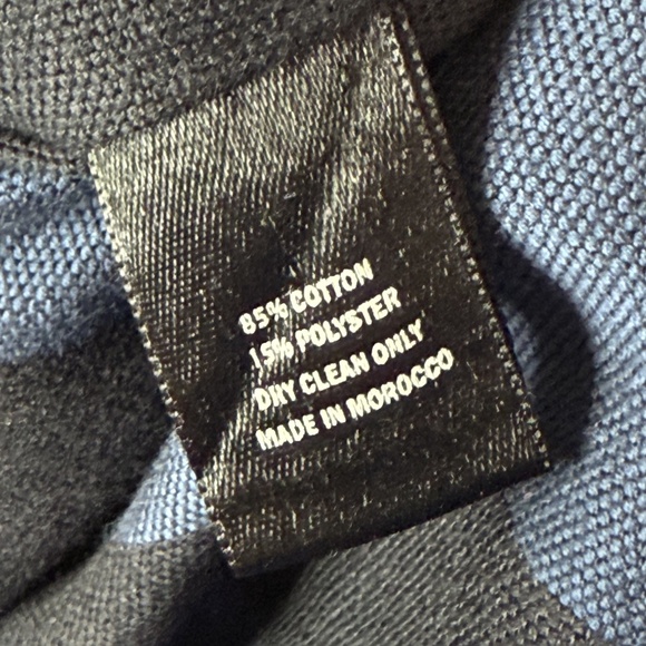 Marrakshi Life Collection 14 Blue and Black Wide Leg High Rise Pants - Picture 9 of 11